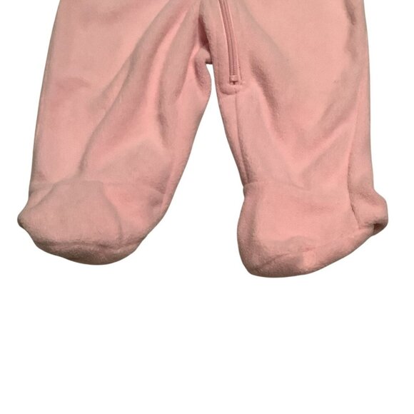 Arizona Jean Company Baby Girl Pink Lil Kitty Hooded Jumpsuit 3-6 Months - Picture 8 of 16